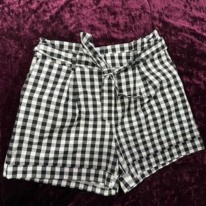 Womens plaid shorts